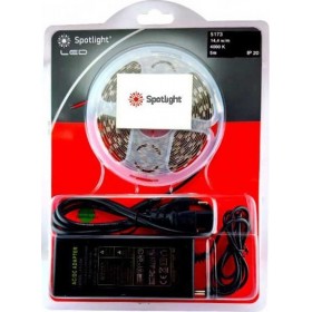 Ταινία LED Ψυχρό Λευκό 5m με Τροφοδοτικό SMD5050 12V Spot LightΚωδικός: 5174  Ταινία LED Ψυχρό Λευκό 5m με Τροφοδοτικό SMD5050 12V Spot LightΚωδικός: 5174
