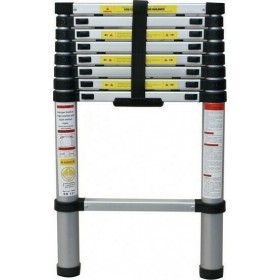 "Τηλεσκοπική Σκάλα Αλουμινίου 10 Σκαλιών 2 Τηλεσκοπική Σκάλα Αλουμινίου 10 Σκαλιών 2,9m 00986