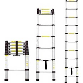 Τηλεσκοπική Σκάλα Αλουμινίου 15 Σκαλιών PS-105696 Τηλεσκοπική Σκάλα Αλουμινίου 15 Σκαλιών PS-105696
