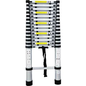 Τηλεσκοπική Σκάλα Αλουμινίου 15 Σκαλιών PS-106044 Τηλεσκοπική Σκάλα Αλουμινίου 15 Σκαλιών PS-106044