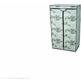 Υφασμάτινη Ντουλάπα με Φερμουάρ σε Πράσινο Χρώμα 27x26x77cm AT00097