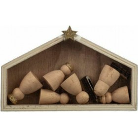 Φάτνη με Μάγους 20x10cm Φάτνη με Μάγους 20x10cm