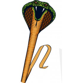 Χαρταετός Υφασμάτινος Κόμπρα 69x400cm Χαρταετός Υφασμάτινος Κόμπρα 69x400cm