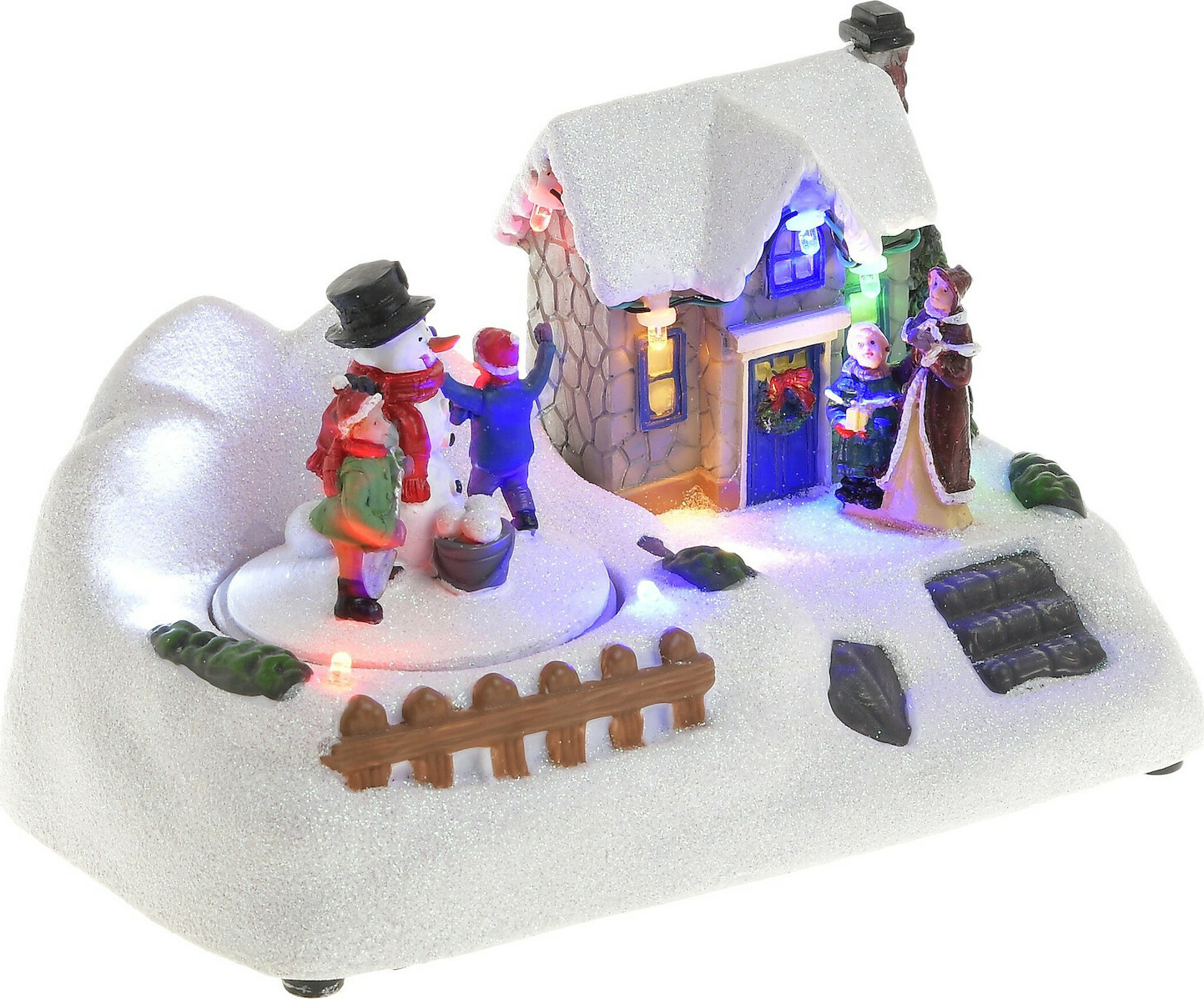 Χιονανθρωπος με Φως 19x10x11 2-70-785-0005 Inart