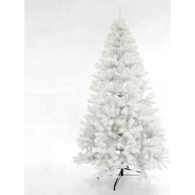 Χριστουγεννιάτικο Δέντρο Αλάσκα Λευκό 210εκ με Μεταλλική ΒάσηΚωδικός: 600-30187 