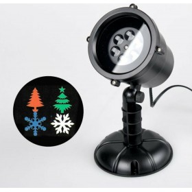 Χριστουγεννιάτικο Φωτιστικό - Προβολέας Laser Εξωτερικού Χώρου με Christmas Tree Μοτίβα GL-54010 GlobalExpress