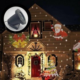 Χριστουγεννιάτικος Projector με Πολύχρωμες Παραστάσεις IP44 04.P-1005 TnS