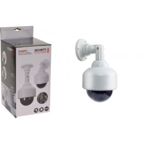 Ψεύτικη Κάμερα Παρακολούθησης Τύπου Dome Λευκή Dummy IR LED PTZ Camera G11800420 Ψεύτικη Κάμερα Παρακολούθησης Τύπου Dome Λευκή Dummy IR LED PTZ Camera G11800420