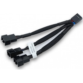 Ekwb 4-Pin pwm -3 x 4-Pin pwm Cable 0.10m Μαύρο (4-PIN) Ekwb 4-Pin pwm -3 x 4-Pin pwm Cable 0.10m Μαύρο (4-PIN)