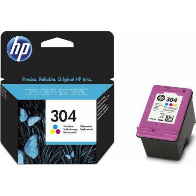 HP 304 Μελάνι Εκτυπωτή InkJet Πολλαπλό (Color) (N9K05AE)