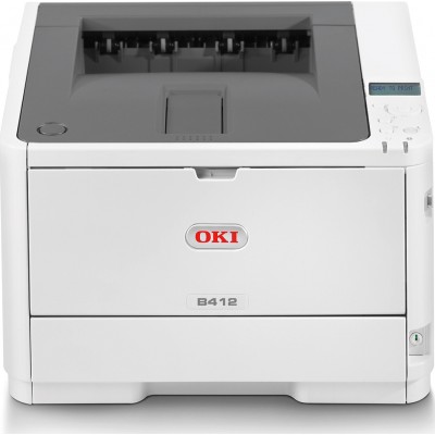 OKI B412dn Ασπρόμαυρος Εκτυπωτής Laser με WiFi και Mobile Print