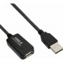 Powertech USB 2.0 Cable USB-A male - USB-A female 5m (CAB-U039)