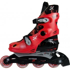 Αθλοπαιδιά 002.1083 Αυξομειούμενα Πατίνια Κόκκινα Αθλοπαιδιά 002.1083 Αυξομειούμενα Πατίνια Κόκκινα