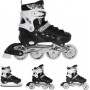 Nils Extreme NH10905 Αυξομειούμενα Πατίνια Σετ 4 Σε 1 Inline/Ice Skates Μαύρα