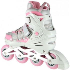 Nils Extreme NA1186 Αυξομειούμενα Rollers Ροζ