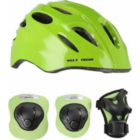 Nils Extreme MTW01 Σετ Κράνος & Προστατευτικά Άκρων Πράσινα Nils Extreme MTW01 Σετ Κράνος & Προστατευτικά Άκρων Πράσινα
