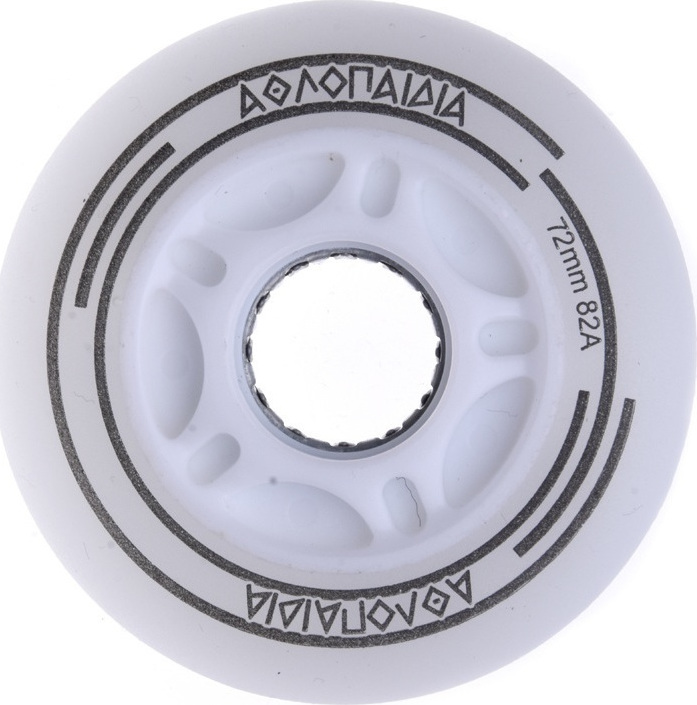 Αθλοπαιδιά 02.10410 72 WH Ροδάκια 72χιλ. Φωτιζόμενα Λευκά (4τμχ)