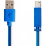 Nedis USB 3.0 Cable USB-A male - USB-B male 2m (CCGP61100BU20)