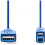 Nedis USB 3.0 Cable USB-A male - USB-B male 2m (CCGP61100BU20)