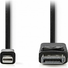 Nedis Cable mini DisplayPort male - DisplayPort male 2m Μαύρο (CCGT37400BK20)