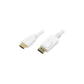 LogiLink DisplayPort male - HDMI male 2m (CV0055) LogiLink DisplayPort male - HDMI male 2m (CV0055)