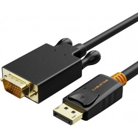 Cabletime Cable DisplayPort male - VGA male 1080p 3m Μαύρο