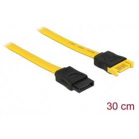 DeLock 7-Pin SATA III - 7-Pin SATA III female Cable 0.3m Κίτρινο (82855)