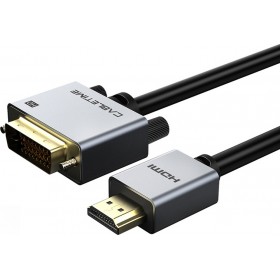Cabletime Cable DVI-D male - HDMI male 2m