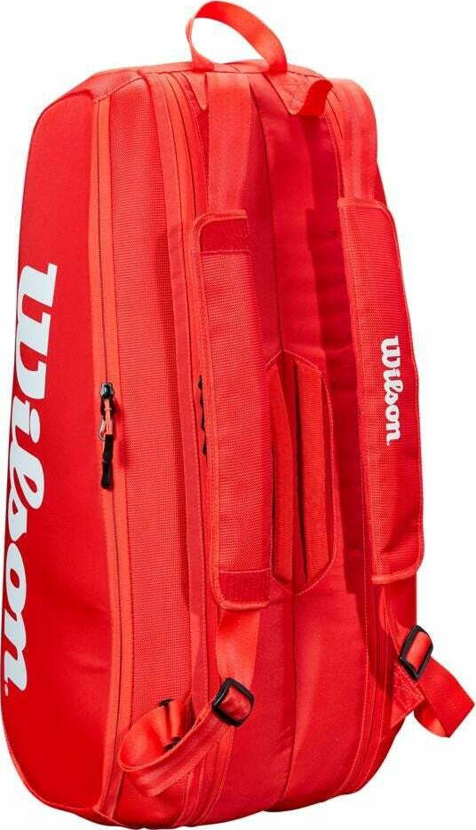 Wilson Super Tour Τσάντα Ώμου / Χειρός Τένις 6 Ρακετών ΚόκκινηΚωδικός: WR8010701 