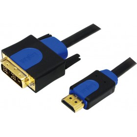 LogiLink Cable DVI-D male - HDMI male 5m (CHB3105) LogiLink Cable DVI-D male - HDMI male 5m (CHB3105)