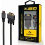 Gembird Cable DVI-D male - HDMI male 1.8m Μαύρο (CC-HDMI-DVI-4K-6)