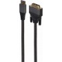 Gembird Cable DVI-D male - HDMI male 1.8m Μαύρο (CC-HDMI-DVI-4K-6)