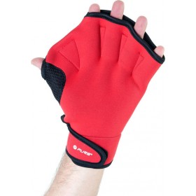 Pure2Improve Swim Gloves Red