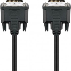 Goobay Cable DVI-D male - DVI-D male 1.8m Μαύρο (93573) Goobay Cable DVI-D male - DVI-D male 1.8m Μαύρο (93573)