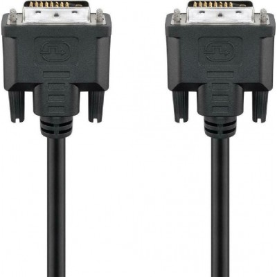 Goobay Cable DVI-D male - DVI-D male 1.8m Μαύρο (93573)