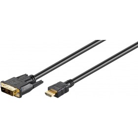 Goobay Cable DVI-D male - HDMI male 10m (51586) Goobay Cable DVI-D male - HDMI male 10m (51586)
