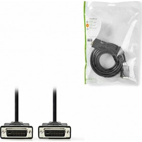 Nedis Cable DVI-D male - DVI-D male 5m (CCGP32001BK50)