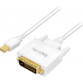 LogiLink Cable DVI-D male - mini DisplayPort male 3m (CV0138) LogiLink Cable DVI-D male - mini DisplayPort male 3m (CV0138)