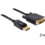 DeLock Cable DVI-D male - DisplayPort male 2m (82591)