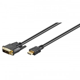 Goobay Cable DVI-D male - HDMI male 2m (51580) Goobay Cable DVI-D male - HDMI male 2m (51580)