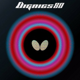 Λάστιχο Πινγκ-Πονγκ Butterfly Dignics 80 Red 1.9 Λάστιχο Πινγκ-Πονγκ Butterfly Dignics 80 Red 1.9