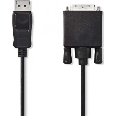 Nedis Cable DVI-D male - DisplayPort male 1m (CCGP37200BK10)