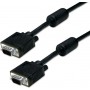 Powertech Cable VGA male - VGA male Μαύρο 20m (CAB-G010)