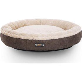 Feandrea Round Κρεβάτι Σκύλου Beige/Brown 65x12cm Feandrea Round Κρεβάτι Σκύλου Beige/Brown 65x12cm