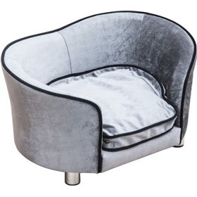Pawhut Καναπές-Κρεβάτι Σκύλου σε Γκρι χρώμα 69x49cm Pawhut Καναπές-Κρεβάτι Σκύλου σε Γκρι χρώμα 69x49cm