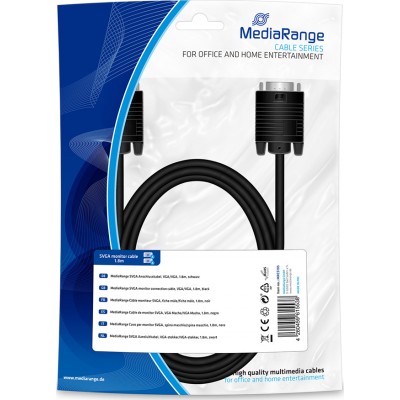 MediaRange Cable SVGA male - SVGA male 1.8m (MRCS105)