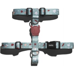 Zee-Dog H-Harness Terrazo Small Σαμαράκι για Σκύλους Πράσινο