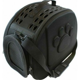 Aria Trade Τσάντα Μεταφοράς Σκύλου Ώμου Κατοικιδίων Μαύρη 32x43x30cm