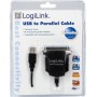 LogiLink Καλώδιο USB 2.0 σε Parallel 36-pin male 1.5m