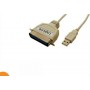 LogiLink Καλώδιο USB 2.0 σε Parallel 36-pin male 1.5m